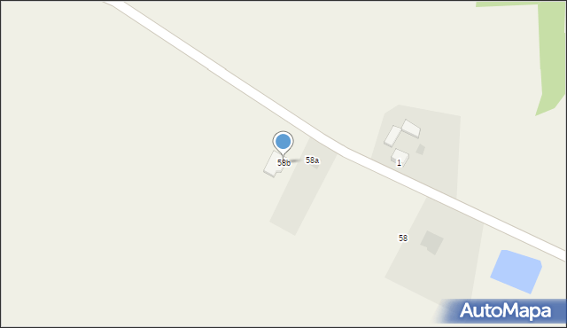 Długołęka, Długołęka, 58b, mapa Długołęka