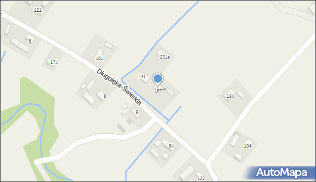 Długołęka-Świerkla, Długołęka-Świerkla, 167, mapa Długołęka-Świerkla