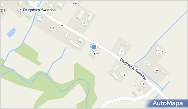 Długołęka-Świerkla, Długołęka-Świerkla, 174, mapa Długołęka-Świerkla