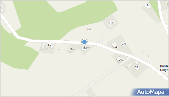 Długołęka-Świerkla, Długołęka-Świerkla, 186, mapa Długołęka-Świerkla