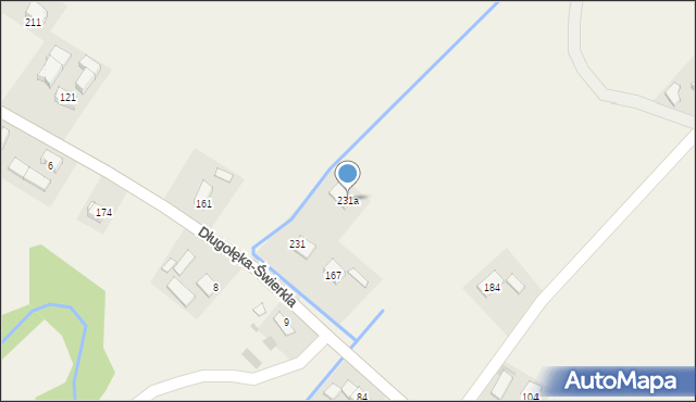 Długołęka-Świerkla, Długołęka-Świerkla, 231a, mapa Długołęka-Świerkla