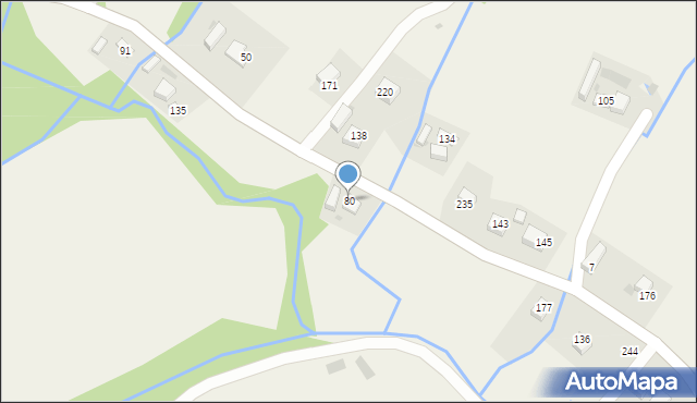 Długołęka-Świerkla, Długołęka-Świerkla, 80, mapa Długołęka-Świerkla