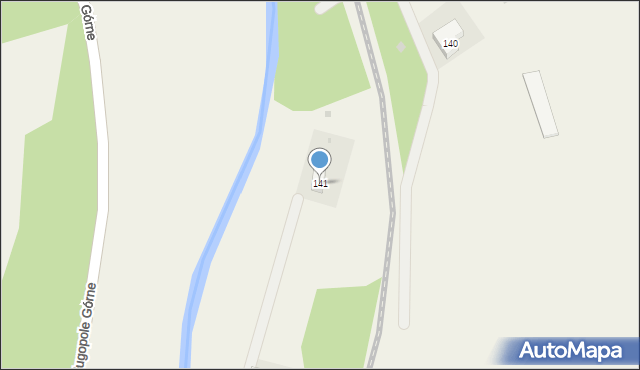 Długopole Górne, Długopole Górne, 141, mapa Długopole Górne