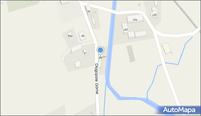 Długopole Górne, Długopole Górne, 66, mapa Długopole Górne