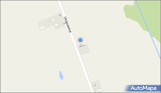 Długosielce, Długosielce, 24, mapa Długosielce