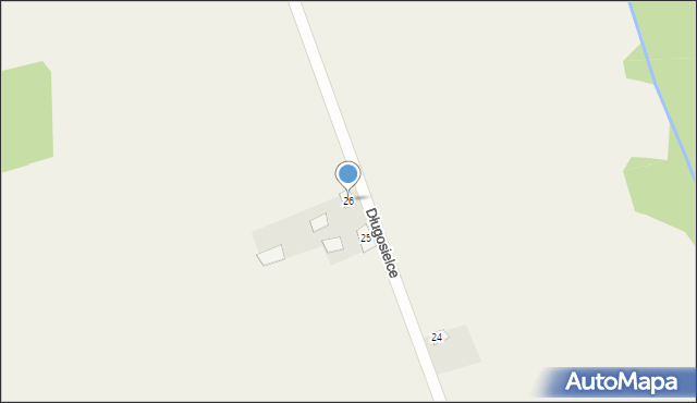 Długosielce, Długosielce, 26, mapa Długosielce