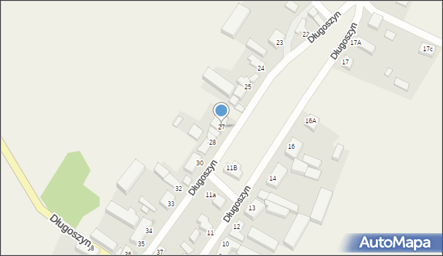Długoszyn, Długoszyn, 27, mapa Długoszyn