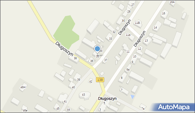 Długoszyn, Długoszyn, 35, mapa Długoszyn