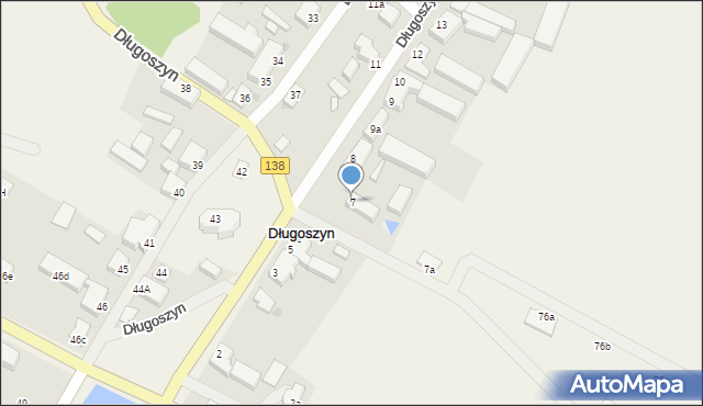 Długoszyn, Długoszyn, 7, mapa Długoszyn