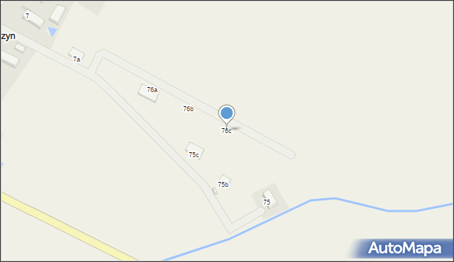 Długoszyn, Długoszyn, 76c, mapa Długoszyn