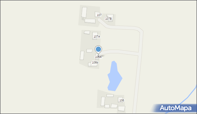 Długowola, Długowola, 106A, mapa Długowola