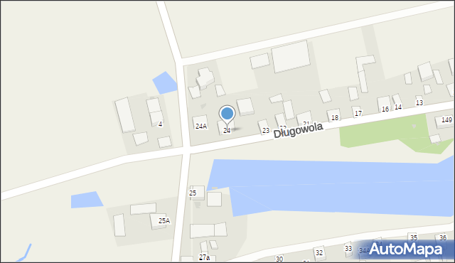 Długowola, Długowola, 24, mapa Długowola