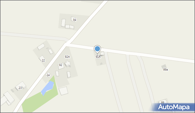 Długowola, Długowola, 91A, mapa Długowola