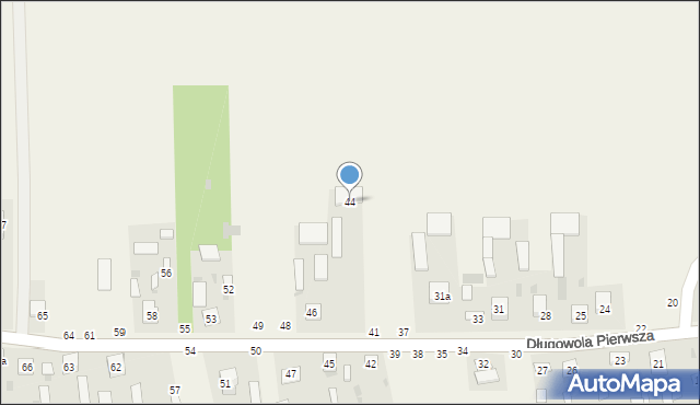 Długowola Pierwsza, Długowola Pierwsza, 44, mapa Długowola Pierwsza