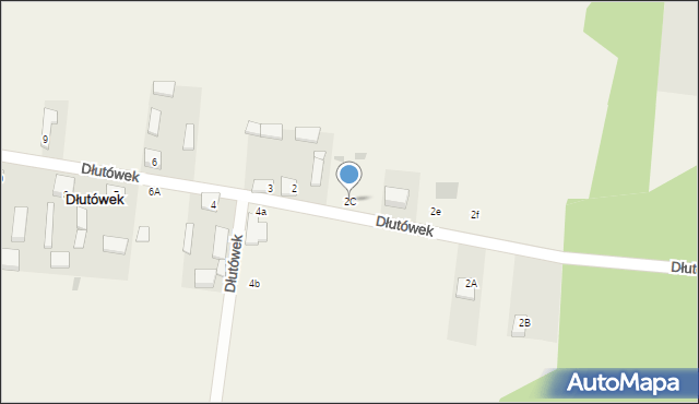 Dłutówek, Dłutówek, 2C, mapa Dłutówek