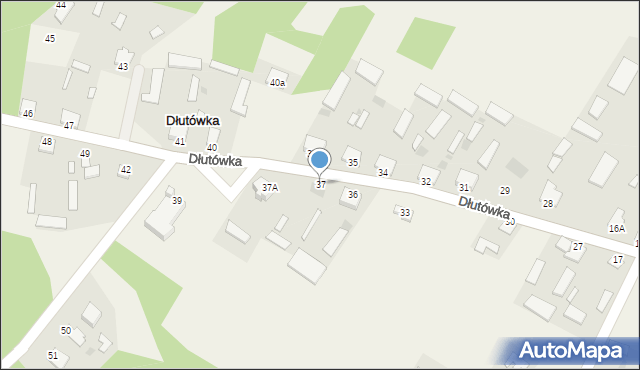 Dłutówka, Dłutówka, 37, mapa Dłutówka