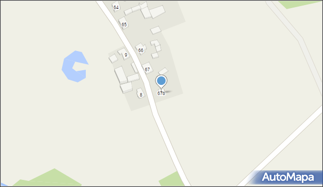 Dłużec, Dłużec, 67b, mapa Dłużec