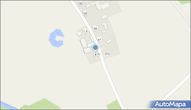 Dłużec, Dłużec, 8, mapa Dłużec