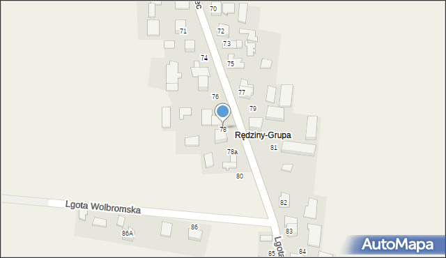 Dłużec, Dłużec, 78, mapa Dłużec