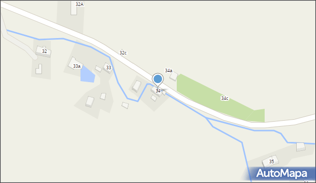 Dłużec, Dłużec, 34, mapa Dłużec