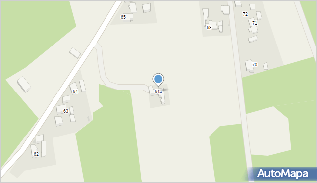 Dłużek, Dłużek, 64a, mapa Dłużek