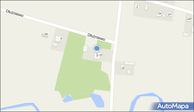 Dłużniewo, Dłużniewo, 3, mapa Dłużniewo