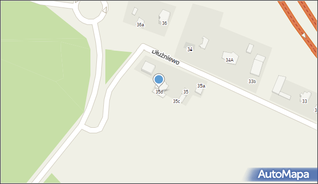 Dłużniewo, Dłużniewo, 35d, mapa Dłużniewo