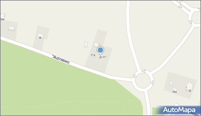 Dłużniewo, Dłużniewo, 37, mapa Dłużniewo