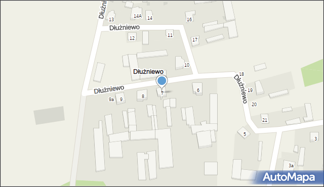 Dłużniewo, Dłużniewo, 7, mapa Dłużniewo