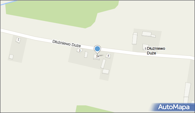 Dłużniewo Duże, Dłużniewo Duże, 3A, mapa Dłużniewo Duże