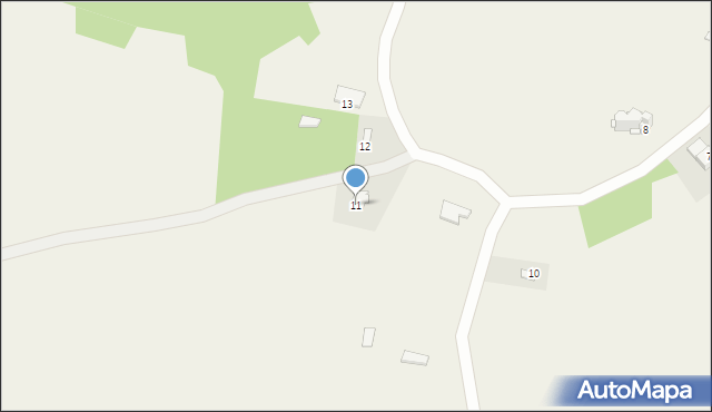 Dłużniów, Dłużniów, 11, mapa Dłużniów