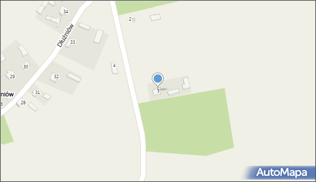 Dłużniów, Dłużniów, 3, mapa Dłużniów