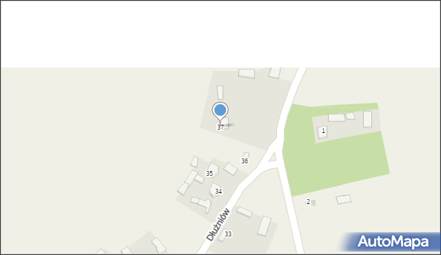 Dłużniów, Dłużniów, 37, mapa Dłużniów
