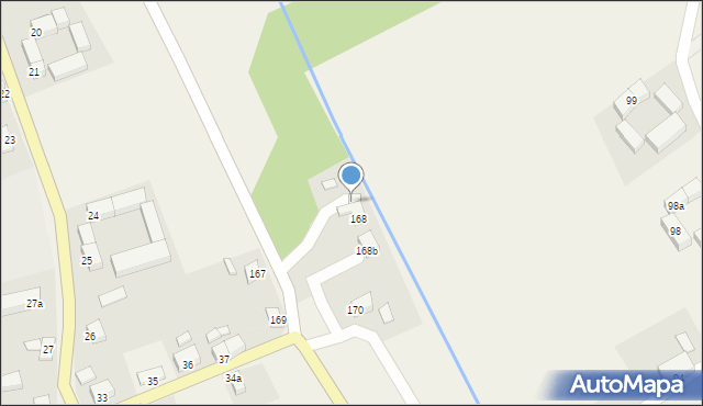 Dłużyna Dolna, Dłużyna Dolna, 168a, mapa Dłużyna Dolna