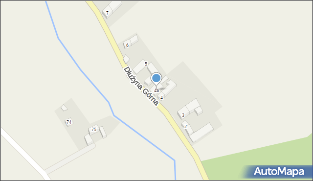 Dłużyna Górna, Dłużyna Górna, 4a, mapa Dłużyna Górna