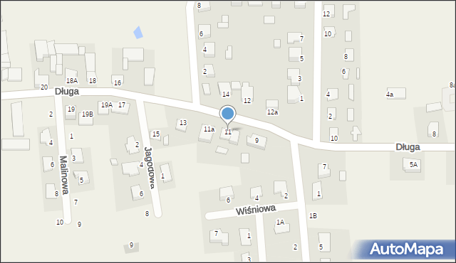 Dobrcz, Długa, 11, mapa Dobrcz