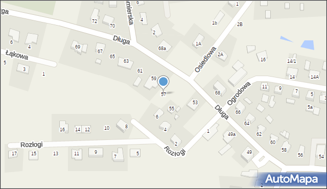 Dobrcz, Długa, 57, mapa Dobrcz