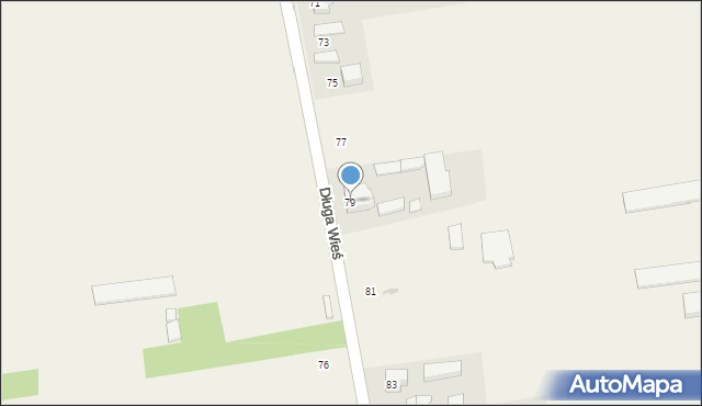 Domaniewice, Długa Wieś, 79, mapa Domaniewice