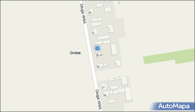 Domaniewice, Długa Wieś, 93, mapa Domaniewice