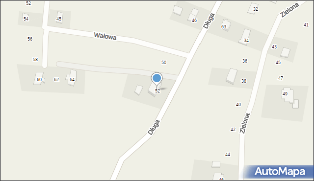 Drewnica, Długa, 52, mapa Drewnica