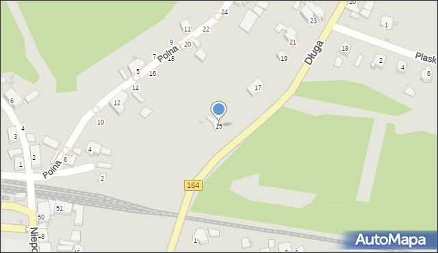 Drezdenko, Długa, 15, mapa Drezdenko