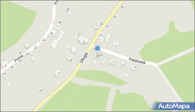 Drezdenko, Długa, 18, mapa Drezdenko