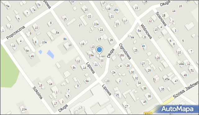 Duczki, Długa, 11/2, mapa Duczki