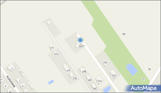 Duczki, Długa, 51d, mapa Duczki