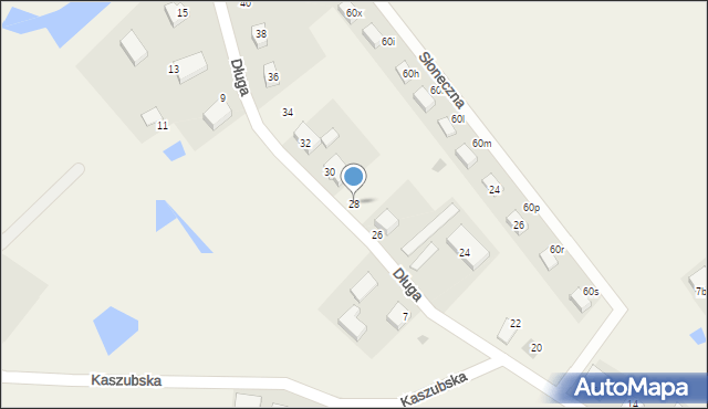 Egiertowo, Długa, 28, mapa Egiertowo