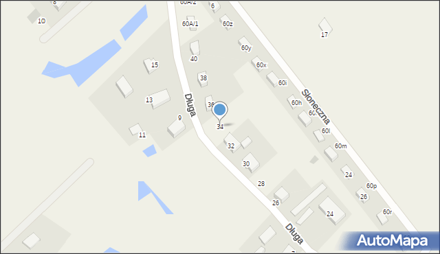 Egiertowo, Długa, 34, mapa Egiertowo