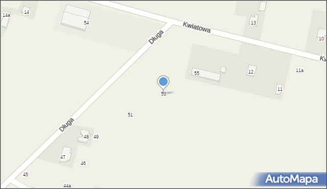 Gąski, Długa, 53, mapa Gąski