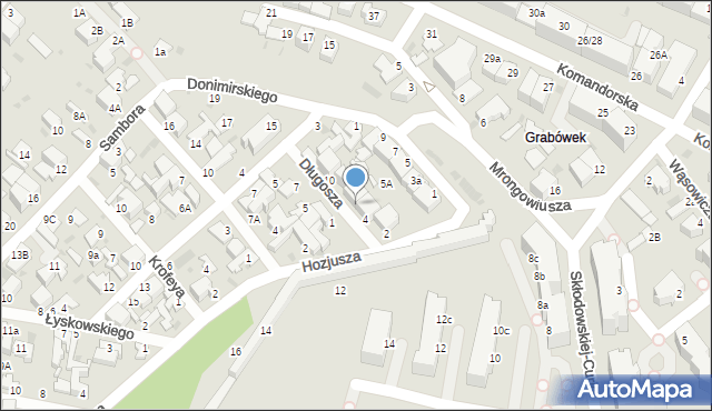 Gdynia, Długosza Jana, 6, mapa Gdyni