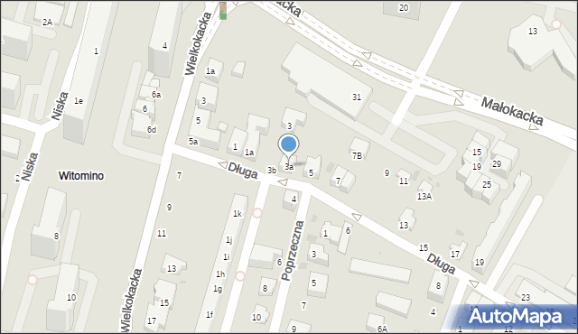 Gdynia, Długa, 3a, mapa Gdyni
