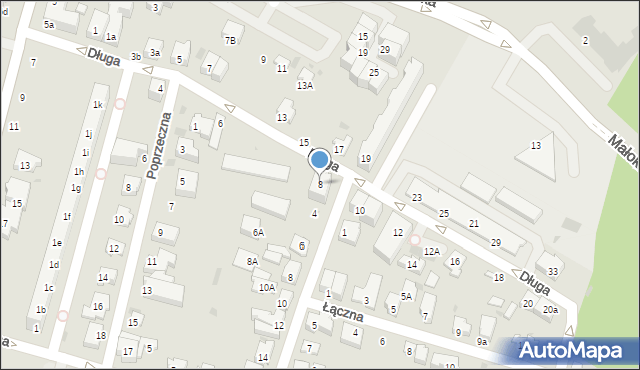 Gdynia, Długa, 8, mapa Gdyni